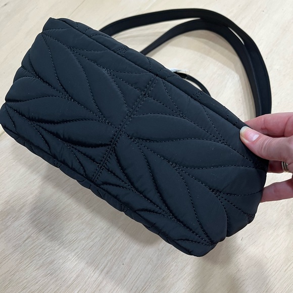 NWT Kate Spade Ellie Small Tote, Black Quilted Nylon, WKRU5824 - Picture 10 of 12